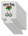 Silver Bells Can / Bottle Insulator Coolers by TooLoud-Can Coolie-TooLoud-12-Davson Sales