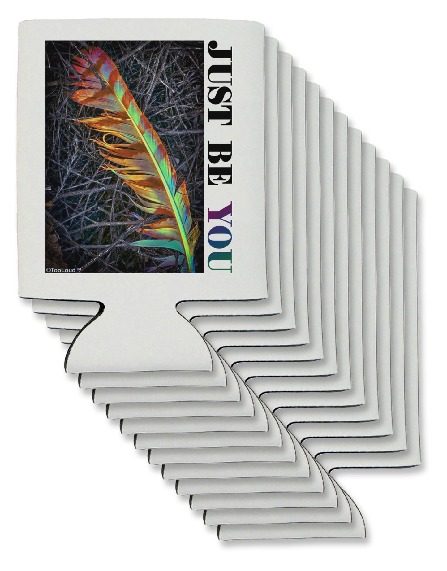 Just Be You - Unique Can / Bottle Insulator Coolers-Can Coolie-TooLoud-12-Davson Sales