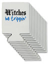 TooLoud Witches Be Trippin Blue Can / Bottle Insulator Coolers-Can Coolie-TooLoud-12 Pieces-Davson Sales