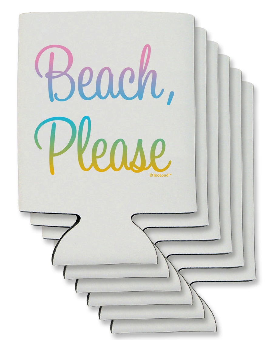 Beach Please - Summer Colors Can / Bottle Insulator Coolers-Can Coolie-TooLoud-1-Davson Sales