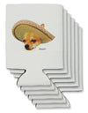 Chihuahua Dog with Sombrero - Patchwork Design Can / Bottle Insulator Coolers by TooLoud-Can Coolie-TooLoud-6-Davson Sales