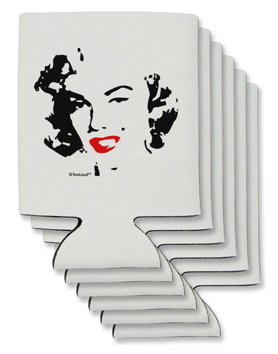 Marilyn Cutout Design Red Lips Can / Bottle Insulator Coolers by TooLoud-Can Coolie-TooLoud-6-Davson Sales