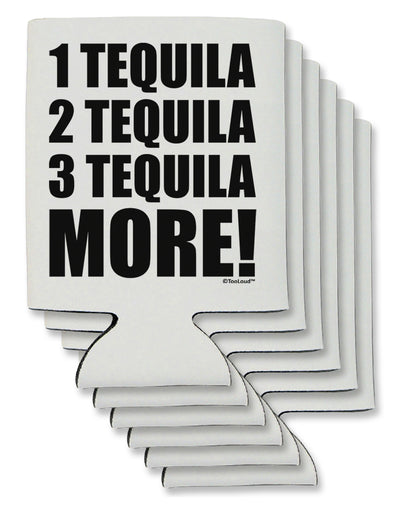 1 Tequila 2 Tequila 3 Tequila More Can / Bottle Insulator Coolers by TooLoud-Can Coolie-TooLoud-6-Davson Sales