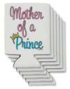 Mother of a Prince - Matching Mom and Son Design Can / Bottle Insulator Coolers by TooLoud-Can Coolie-TooLoud-6-Davson Sales