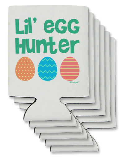 Lil' Egg Hunter - Easter - Green Can / Bottle Insulator Coolers by TooLoud-Can Coolie-TooLoud-6-Davson Sales