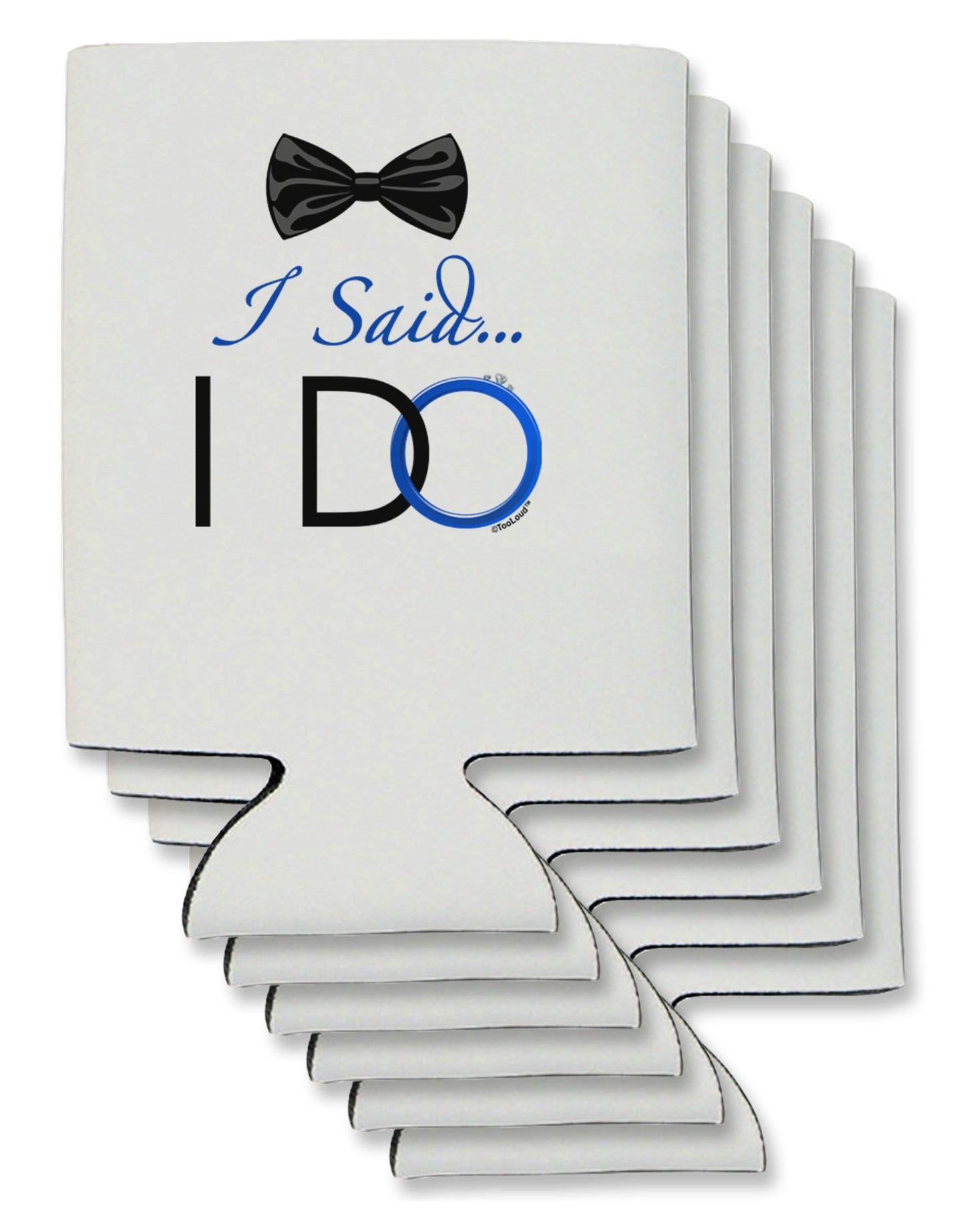 I Said I Do - Groom Can / Bottle Insulator Coolers-Can Coolie-TooLoud-6-Davson Sales