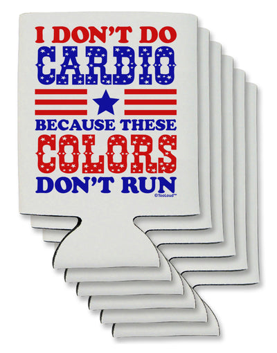 I Don't Do Cardio Because These Colors Don't Run Can / Bottle Insulator Coolers-Can Coolie-TooLoud-6-Davson Sales