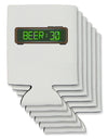 Beer 30 - Digital Clock Can / Bottle Insulator Coolers by TooLoud-Can Coolie-TooLoud-6-Davson Sales