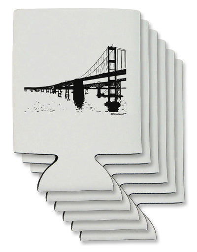 Bay Bridge Cutout Design Can / Bottle Insulator Coolers by TooLoud-Can Coolie-TooLoud-6-Davson Sales