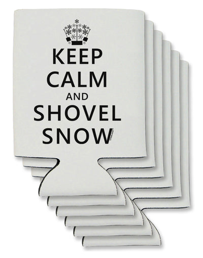 Keep Calm and Shovel Snow Can / Bottle Insulator Coolers-Can Coolie-TooLoud-6 Pieces-Davson Sales