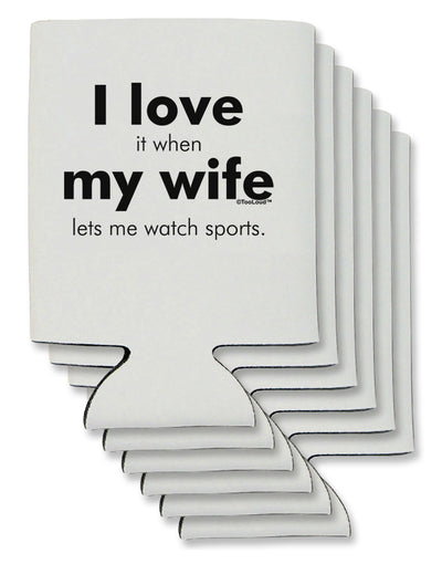 I Love My Wife - Sports Can / Bottle Insulator Coolers by TooLoud-Can Coolie-TooLoud-6-Davson Sales