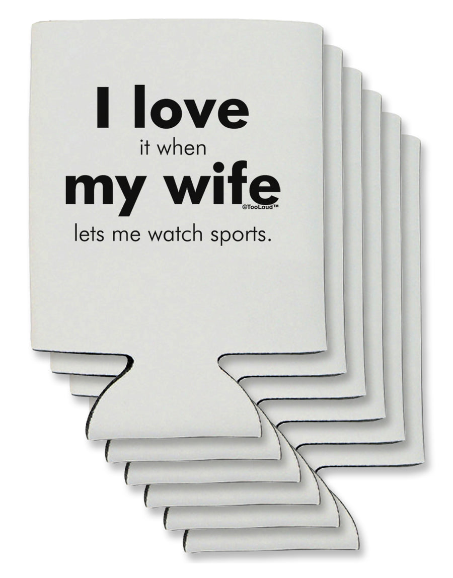 I Love My Wife - Sports Can / Bottle Insulator Coolers by TooLoud-Can Coolie-TooLoud-1-Davson Sales