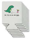 My T-Rex Ate Your Stick Family - Color Can / Bottle Insulator Coolers by TooLoud-Can Coolie-TooLoud-6-Davson Sales