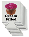 Cream Filled Pink Cupcake Design Can / Bottle Insulator Coolers by TooLoud-Can Coolie-TooLoud-6-Davson Sales