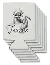 Taurus Illustration Can / Bottle Insulator Coolers-Can Coolie-TooLoud-6 Pieces-Davson Sales