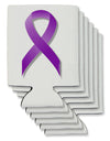 Epilepsy Awareness Ribbon - Purple Can / Bottle Insulator Coolers-Can Coolie-TooLoud-6-Davson Sales