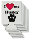 I Heart My Husky Can / Bottle Insulator Coolers by TooLoud-Can Coolie-TooLoud-6-Davson Sales