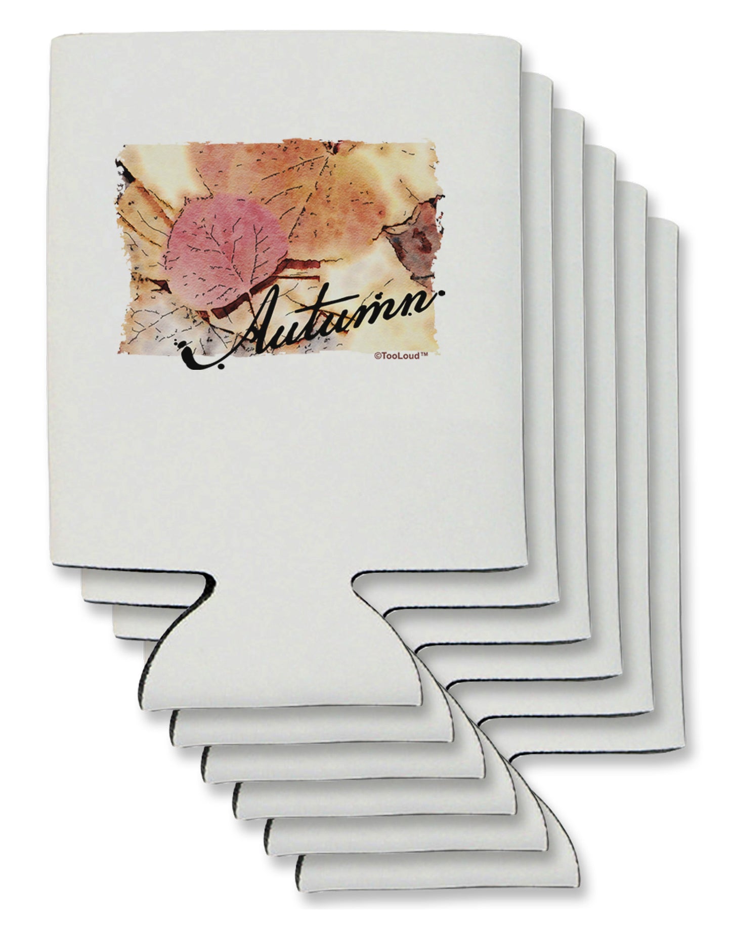 Colorado - Autumn WaterColor Text Can / Bottle Insulator Coolers-Can Coolie-TooLoud-6-Davson Sales