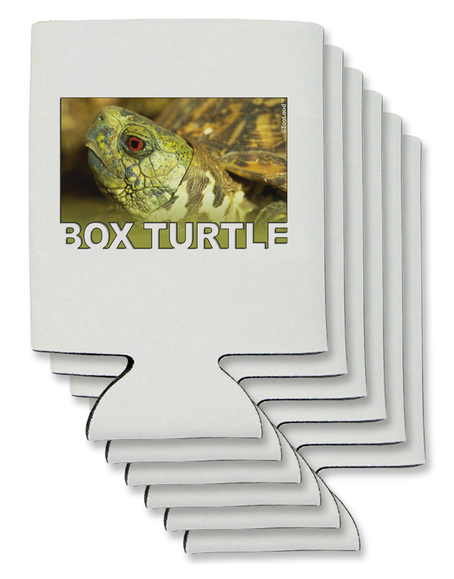 Menacing Turtle with Text Can / Bottle Insulator Coolers-Can Coolie-TooLoud-6-Davson Sales
