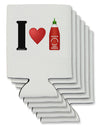 I Heart Sriracha Design Can / Bottle Insulator Coolers by TooLoud-Can Coolie-TooLoud-6-Davson Sales