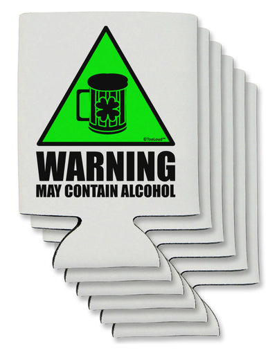 Warning May Contain Alcohol Can / Bottle Insulator Coolers by TooLoud-Can Coolie-TooLoud-6-Davson Sales