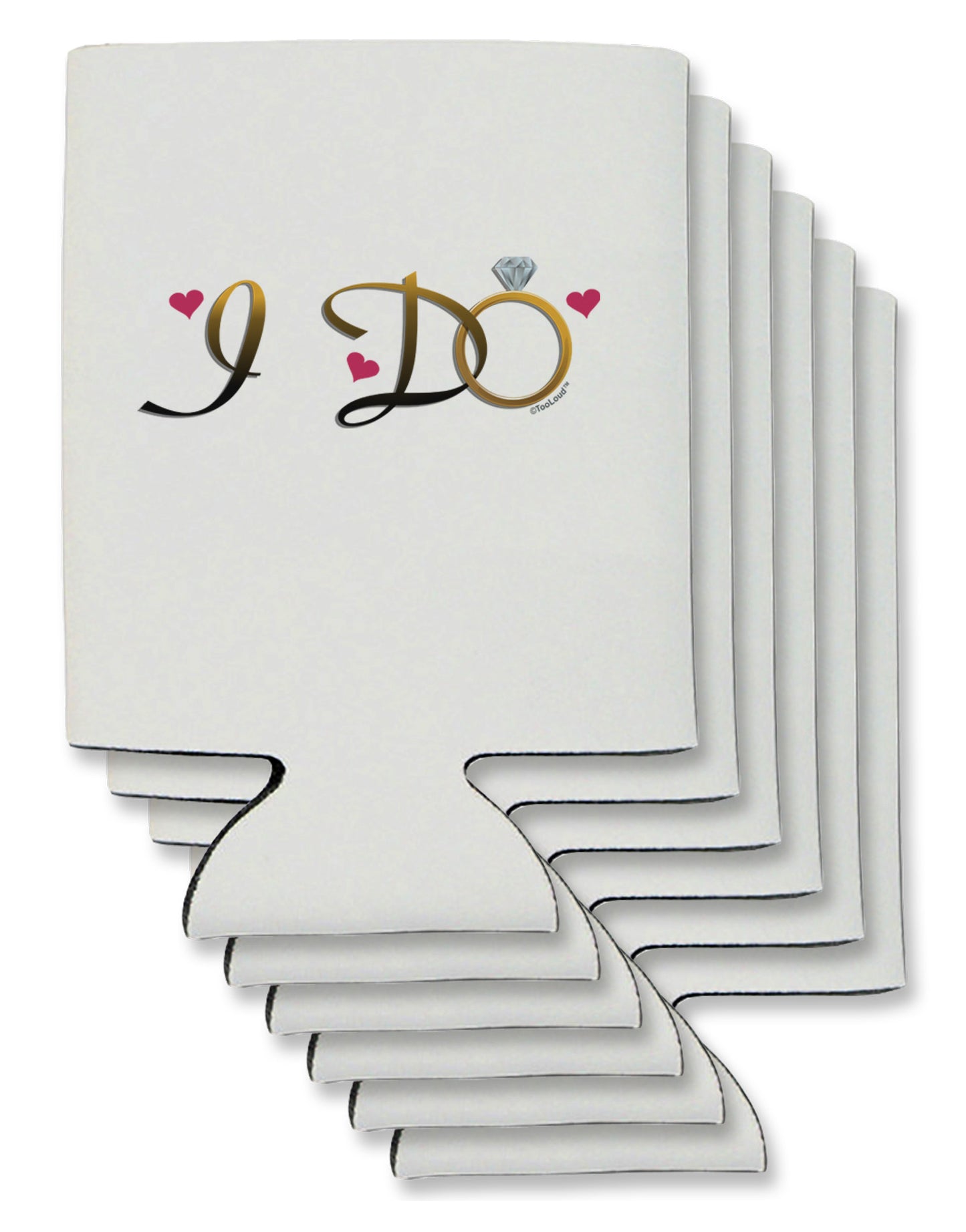 I Do - Bride Can / Bottle Insulator Coolers-Can Coolie-TooLoud-6-Davson Sales