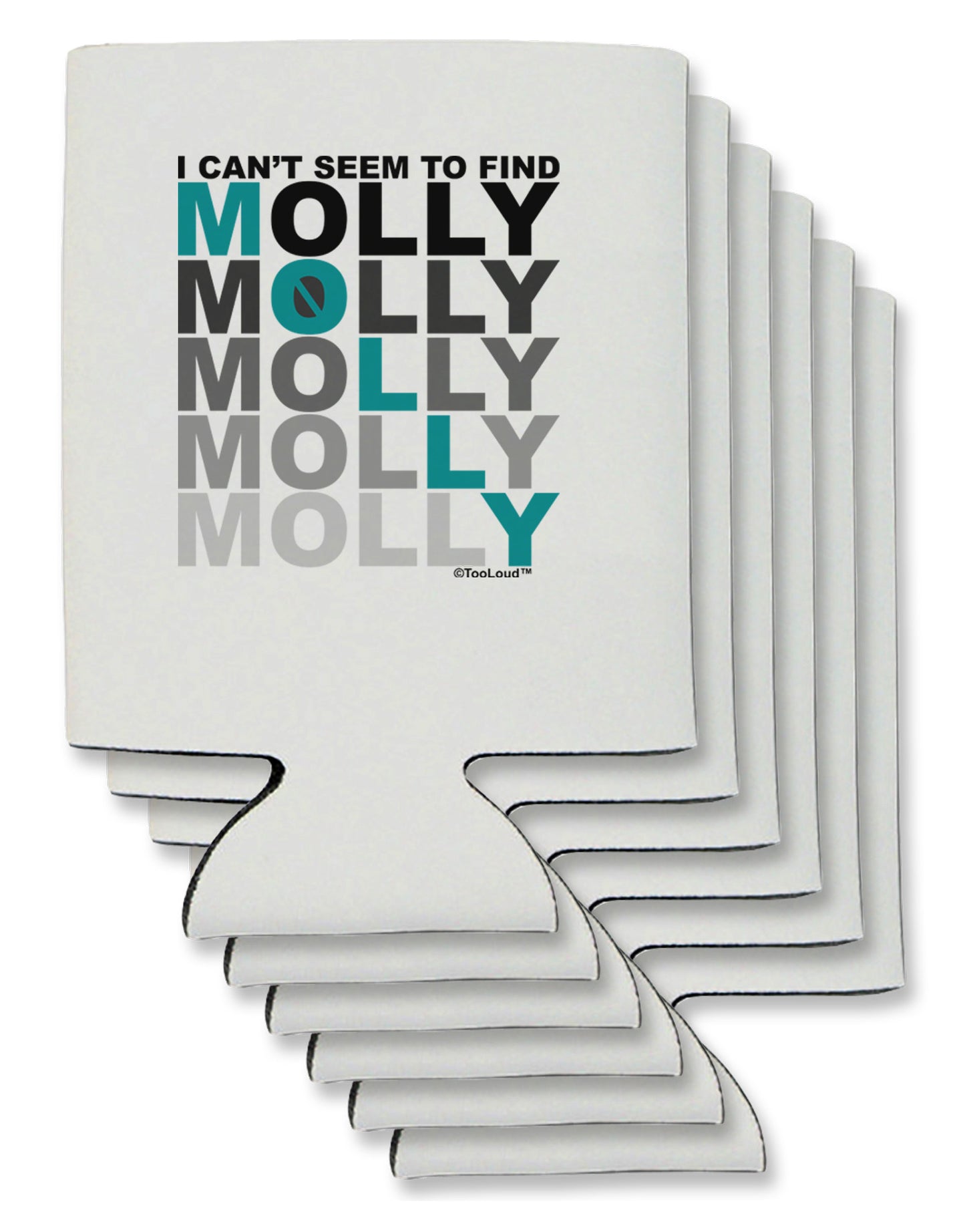 Find Molly Blue Can / Bottle Insulator Coolers-Can Coolie-TooLoud-6-Davson Sales