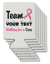 Personalized Team -Name- Breast Cancer Walk - Walking for a Cure Can / Bottle Insulator Coolers-Can Coolie-TooLoud-6-Davson Sales