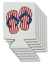 Stars and Stripes Flip Flops Can / Bottle Insulator Coolers-Can Coolie-TooLoud-6-Davson Sales