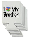 I Heart My Brother - Autism Awareness Can / Bottle Insulator Coolers by TooLoud-Can Coolie-TooLoud-6-Davson Sales