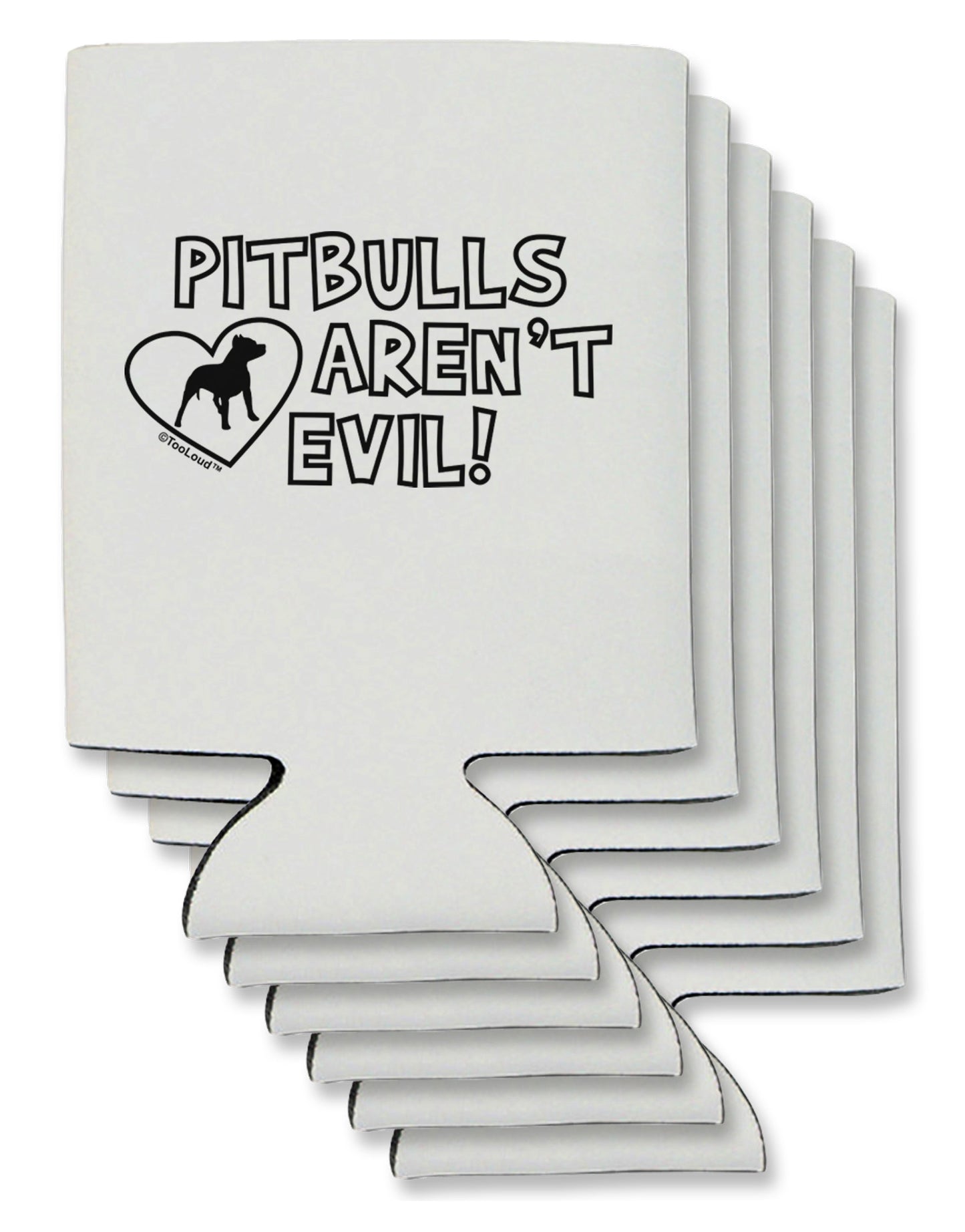 Pitbulls Aren't Evil Can / Bottle Insulator Coolers-Can Coolie-TooLoud-6-Davson Sales