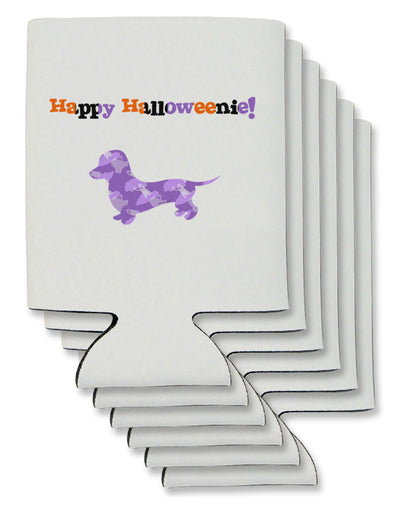 Happy Halloweenie Doxie Dog Halloween Can / Bottle Insulator Coolers-Can Coolie-TooLoud-6 Pieces-Davson Sales