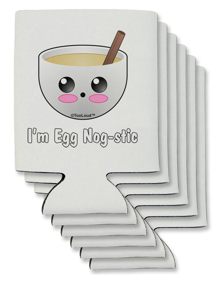 I'm Egg Nog-stic - Cute Egg Nog Can / Bottle Insulator Coolers by TooLoud-Can Coolie-TooLoud-1-Davson Sales