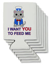 Patriotic Cat I Want You Can / Bottle Insulator Coolers by TooLoud-Can Coolie-TooLoud-6-Davson Sales