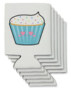 Cute Cupcake with Sprinkles - Heart Eyes Can / Bottle Insulator Coolers by TooLoud-Can Coolie-TooLoud-6-Davson Sales