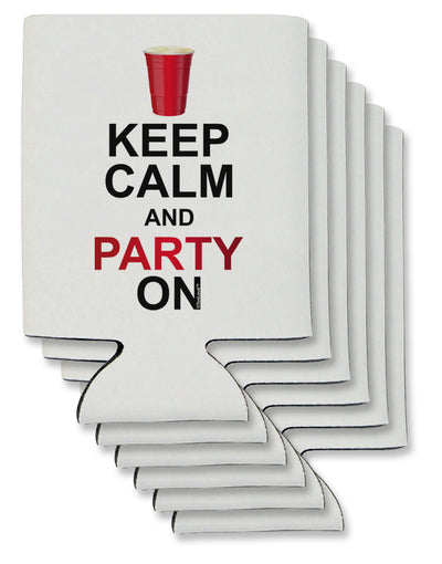 Keep Calm - Party Beer Can / Bottle Insulator Coolers-Can Coolie-TooLoud-6-Davson Sales