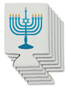 Hanukkah Menorah Can / Bottle Insulator Coolers-Can Coolie-TooLoud-6 Pieces-Davson Sales
