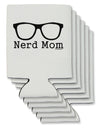 Nerd Mom - Glasses Can / Bottle Insulator Coolers by TooLoud-Can Coolie-TooLoud-6-Davson Sales