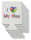 I Heart My Niece - Autism Awareness Can / Bottle Insulator Coolers by TooLoud-Can Coolie-TooLoud-6-Davson Sales