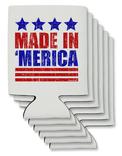 Made in Merica - Stars and Stripes Color Design Can / Bottle Insulator Coolers-Can Coolie-TooLoud-6-Davson Sales