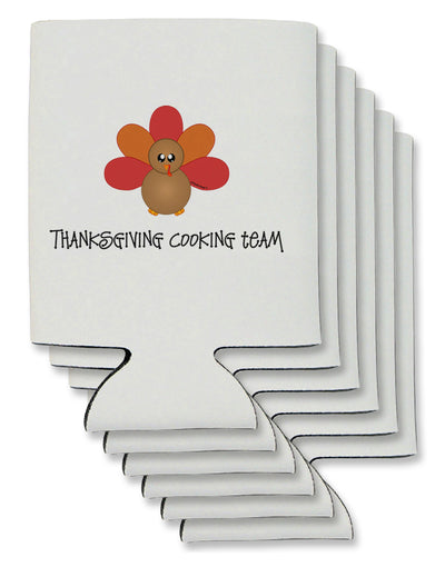 Thanksgiving Cooking Team - Turkey Can / Bottle Insulator Coolers by TooLoud-Can Coolie-TooLoud-6-Davson Sales