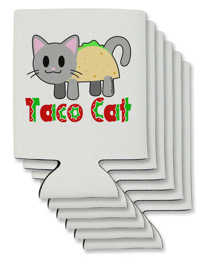 Cute Taco Cat Design Text Can / Bottle Insulator Coolers by TooLoud-Can Coolie-TooLoud-6-Davson Sales