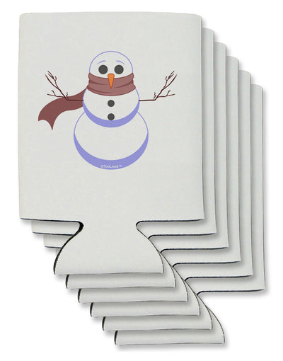 Snowman with Scarf Design Can / Bottle Insulator Coolers-Can Coolie-TooLoud-6-Davson Sales