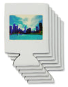 Chicago Skyline Watercolor Can / Bottle Insulator Coolers-Can Coolie-TooLoud-6-Davson Sales