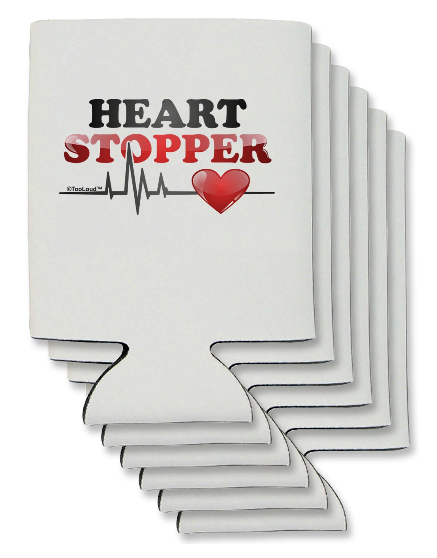 Heart Stopper Can / Bottle Insulator Coolers-Can Coolie-TooLoud-6-Davson Sales