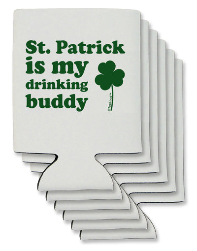 St Patrick is my Drinking Buddy Can / Bottle Insulator Coolers-Can Coolie-TooLoud-6 Pieces-Davson Sales