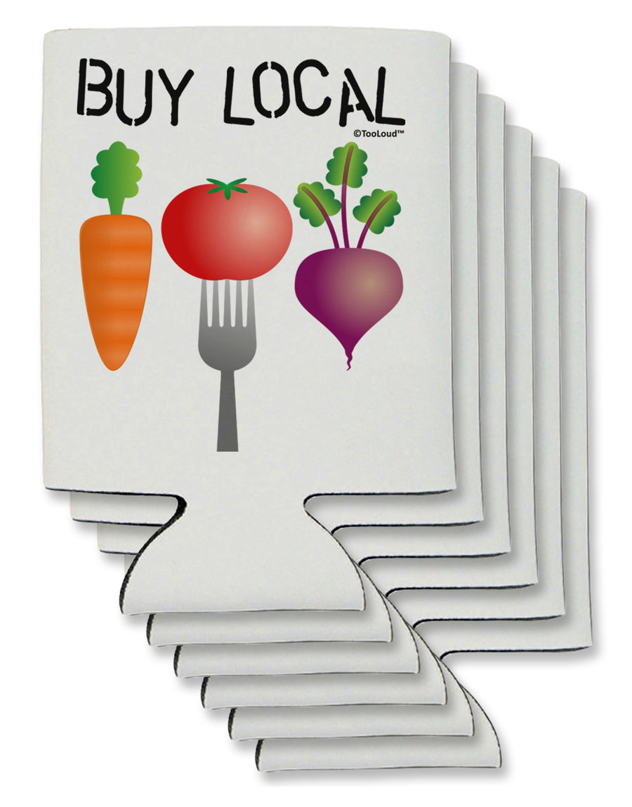 Buy Local - Vegetables Design Can / Bottle Insulator Coolers-Can Coolie-TooLoud-1-Davson Sales