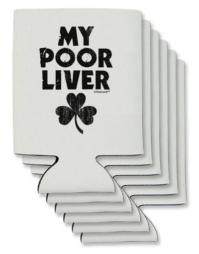 My Poor Liver - St Patrick's Day Can / Bottle Insulator Coolers by TooLoud-Can Coolie-TooLoud-6-Davson Sales