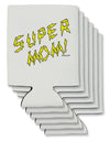 Super Mom - Lightening Bolt Design Can / Bottle Insulator Coolers by TooLoud-Can Coolie-TooLoud-6-Davson Sales