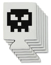 Retro 8-Bit Skull Can / Bottle Insulator Coolers-Can Coolie-TooLoud-6-Davson Sales